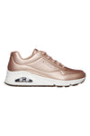 Superge Rose Gold S Skechers Air-Cooled Memory Foam oblazinjenim udobnim vložkom Skechers Street Uno - Rose Bold