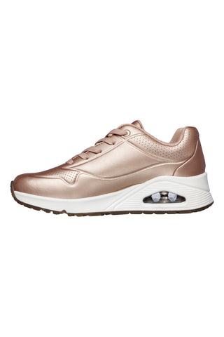 Superge Rose Gold S Skechers Air-Cooled Memory Foam oblazinjenim udobnim vložkom Skechers Street Uno - Rose Bold