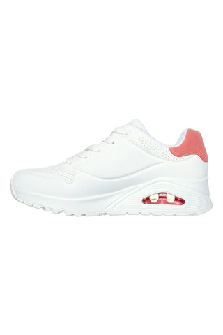 Bele superge Skechers Street Uno - Pop Back