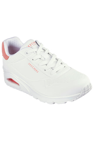 Bele superge Skechers Street Uno - Pop Back