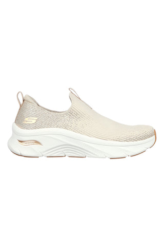 Bež superge Skechers Relaxed Fit: Arch Fit D'Lux - Glimmer Dust