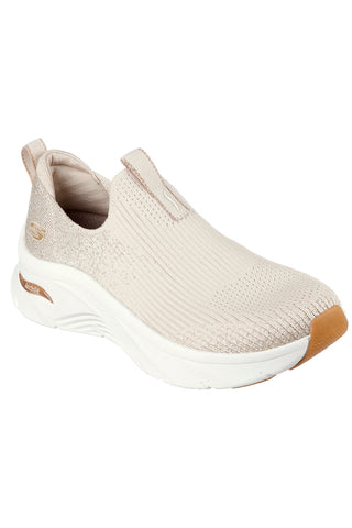 Bež superge Skechers Relaxed Fit: Arch Fit D'Lux - Glimmer Dust
