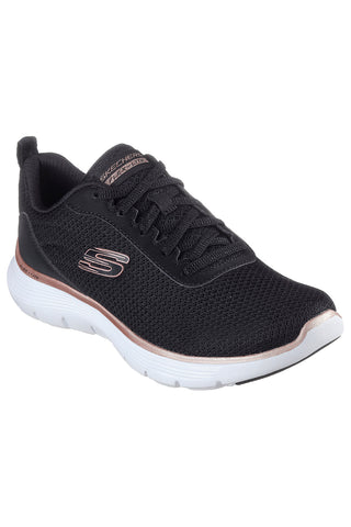 Črni veganski športni copati Skechers Flex Appeal 5 - Uptake