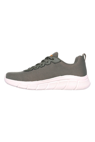 Veganske zelene superge z mrežastim zgornjim delom Skechers BOBS Sport B Flex - Visionary Essence