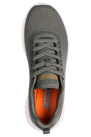 Veganske zelene superge z mrežastim zgornjim delom Skechers BOBS Sport B Flex - Visionary Essence