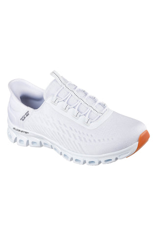Bele veganske superge Hands Free Slip-ins Skechers Glide-Step - Tranquility