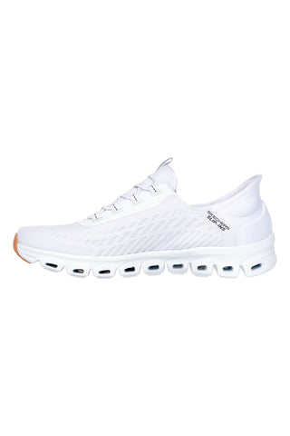 Bele veganske superge Hands Free Slip-ins Skechers Glide-Step - Tranquility