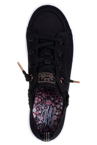 Črni platneni supergi Skechers B Cute 2