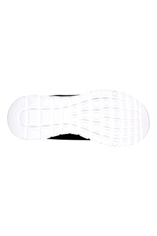 Črni in beli športni čevlji z zgornjim delom iz Skech Knit Mesh SKECHERS Graceful - Get Connected