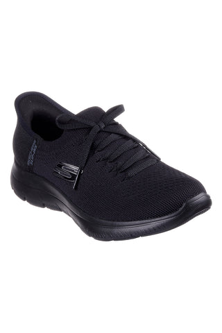 Črni veganski superge Skechers Slip-ins: Summits - New Daily