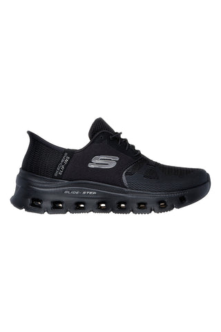Črni veganski superge Skechers Hands Free Slip-ins: Glide-Step Pro