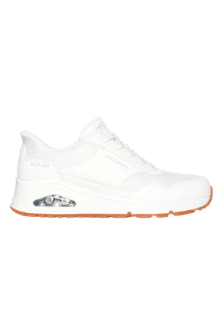 Bele superge s platformo Skechers Street Hands Free Slip-ins: Uno - Banksia
