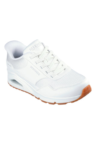 Bele superge s platformo Skechers Street Hands Free Slip-ins: Uno - Banksia