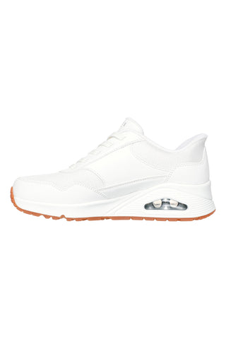 Bele superge s platformo Skechers Street Hands Free Slip-ins: Uno - Banksia
