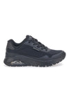 Črni veganski superge s platformo Skechers Uno Flex - Spring On Air