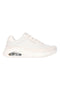 Bele veganske superge s platformo Skechers Uno Flex - Spring On Air