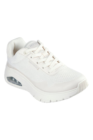 Bele veganske superge s platformo Skechers Uno Flex - Spring On Air