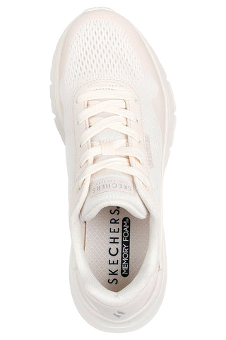 Bele veganske superge s platformo Skechers Uno Flex - Spring On Air