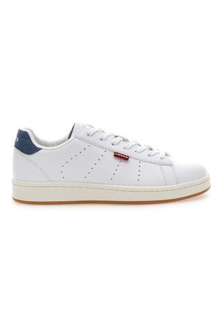 Bele superge z modrim detajlom na zadnji strani LEVI'S AVENUE
