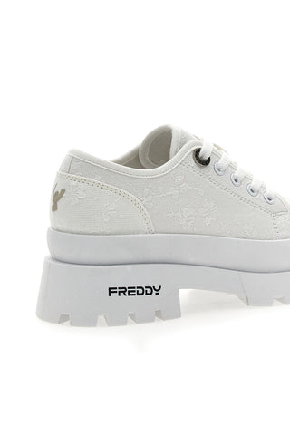 Bele superge z belo platformo FREDDY FY7679