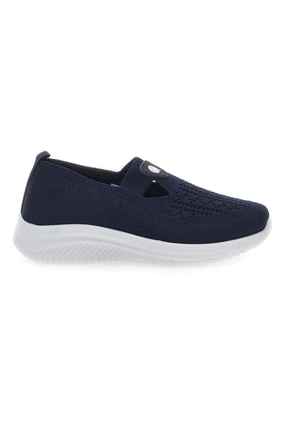 Modre superge Slip On z zgornjim delom z vezenim učinkom CANGURO CA1227