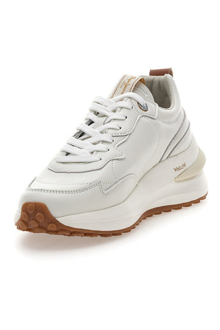 Bele superge s platformo in usnjenim zgornjim delom PEPE JEANS WINSLOW ACTION M