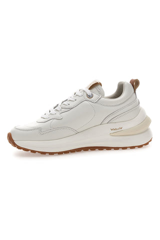 Bele superge s platformo in usnjenim zgornjim delom PEPE JEANS WINSLOW ACTION M