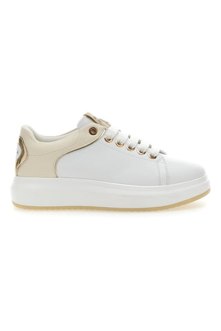Bele superge z zlatimi detajli Mariella Burani 51045