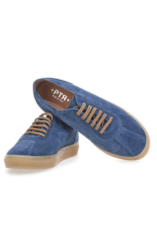 PTR Nova Blu - Superge Made in Italy iz semiša