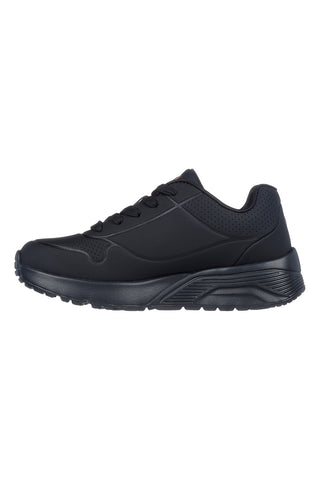 Črni superge s srčki Skechers Uno Lite Metallic Love