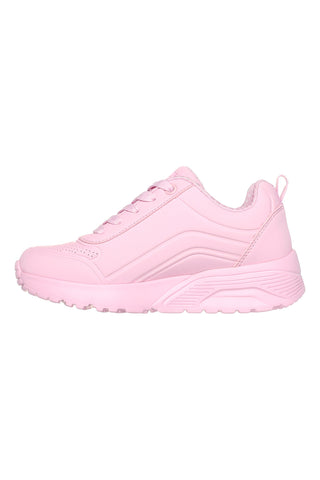 Roza superge z zadrgo na strani in platformo Skechers Uno Lite Easy Zip