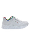 Bele superge z mavrično podplatom Skechers Uno Lite Rainbow Speckle