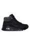 Črni visoki superge z mrežastim vratom Skechers Uno Gen1 Darling Daze