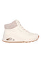 Bele visoke superge z mrežastim vratom Skechers Uno Gen1 Darling Daze