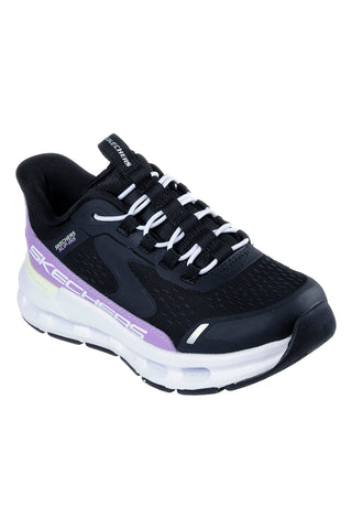 Črni slip-in superge z Memory Foam Skechers Glide-Step+ Vista Lane