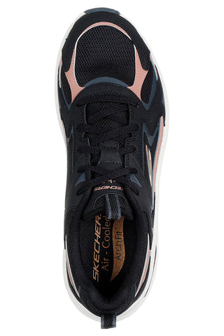 Črni športni copati s podplatom Skechers Arch Fit 2.0 Vintage Luxe