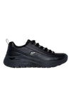 Črni usnjeni čevlji s podplatom Skechers ARCH FIT 2.0 STAR BOUND