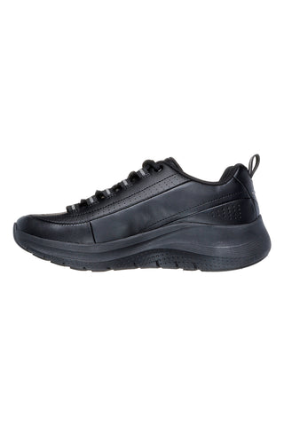 Črni usnjeni čevlji s podplatom Skechers ARCH FIT 2.0 STAR BOUND