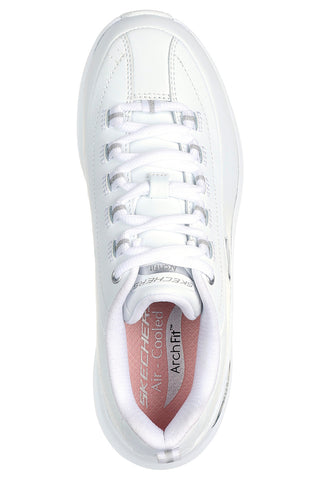 Bele usnjene čevlje s podplatom Arch Fit Skechers ARCH FIT 2.0 STAR BOUND