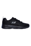 Črni športni čevlji z mrežastim cvetličnim vzorcem in Memory Foam Skechers Dynamight 2.0 Homespun