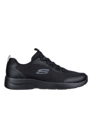 Lahke črne superge z elastičnimi vezalkami Skechers Dynamight 2.0 Social Orbit
