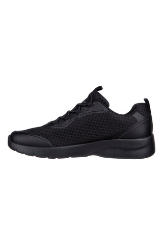 Lahke črne superge z elastičnimi vezalkami Skechers Dynamight 2.0 Social Orbit
