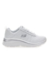 Bele usnjene superge z Memory Foam Skechers Fashion Fit Effortless