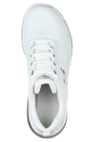 Bele usnjene superge z Memory Foam Skechers Fashion Fit Effortless