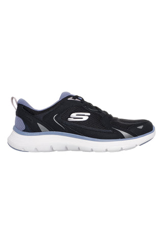 Črni športni copati iz mrežastega materiala z memory peno Skechers Flex Appeal 5.0 Retro Rush