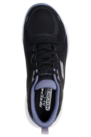 Črni športni copati iz mrežastega materiala z memory peno Skechers Flex Appeal 5.0 Retro Rush