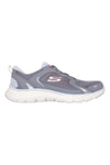 Sive mrežaste superge z memory peno Skechers Flex Appeal 5.0 Retro Rush