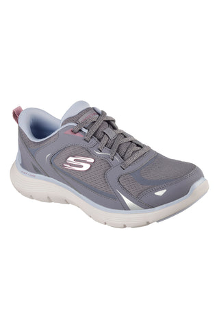 Sive mrežaste superge z memory peno Skechers Flex Appeal 5.0 Retro Rush