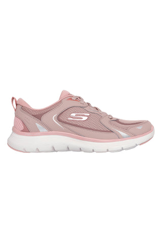 Roza mrežaste superge z memory peno Skechers Flex Appeal 5.0 Retro Rush
