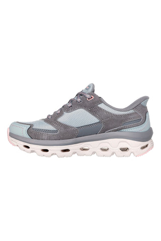 Sive in modre superge s podplatom Glide-Step in Memory Foam Skechers Glide-Step Sole Paradise Valley